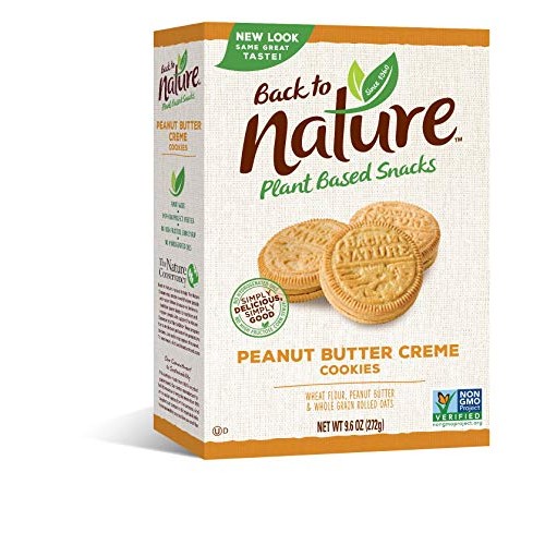 Back To Nature Cookies, Non-Gmo Peanut Butter Creme, 9.6 Ounce