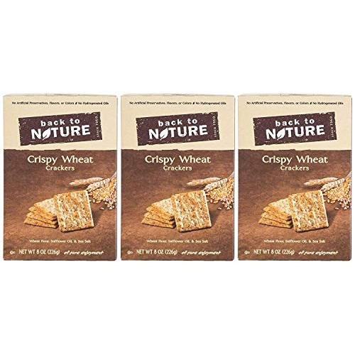 Back To Nature Crackers - Crispy Wheat - 8 Oz - 3 Pk