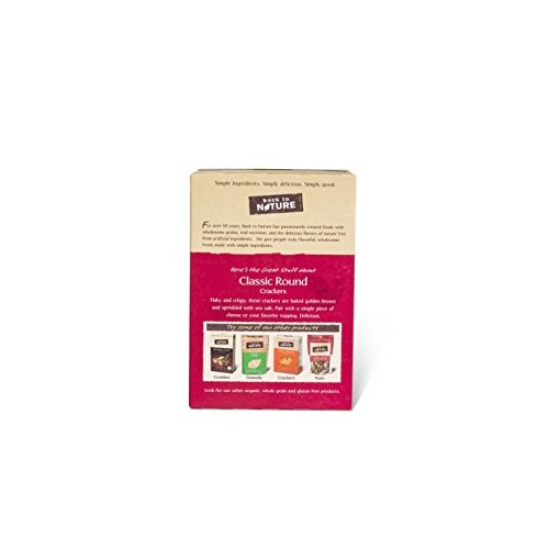 Back To Nature Crackers, Non-Gmo Classic Rounds, 8.5 Ounce