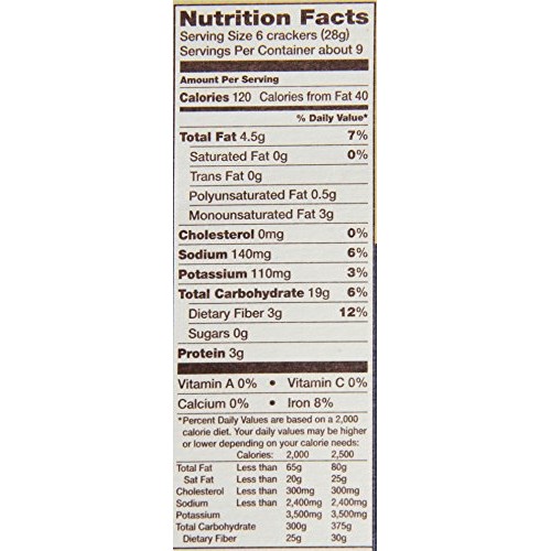 Back To Nature Crackers, Non-Gmo Harvest Whole Wheat, 8.5 Ounce