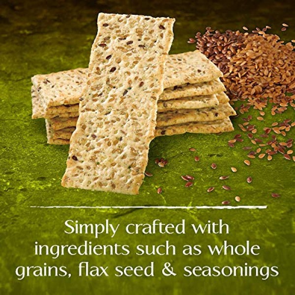 Back to Nature Crackers, Non-GMO Multigrain Flax Seed, 5.5 Ounce...