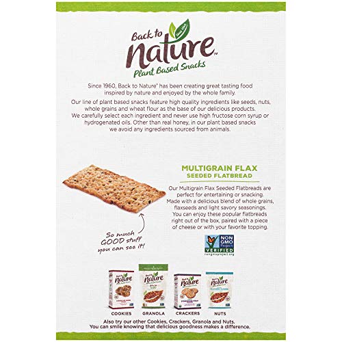 Back To Nature Crackers, Non-Gmo Multigrain Flax Seed, 5.5 Ounce