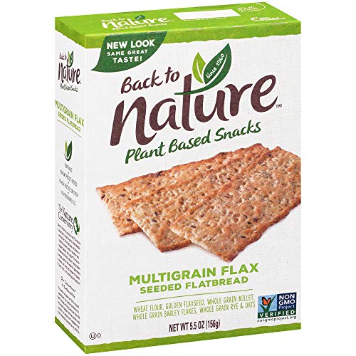 Back To Nature Crackers, Non-Gmo Multigrain Flax Seed, 5.5 Ounce
