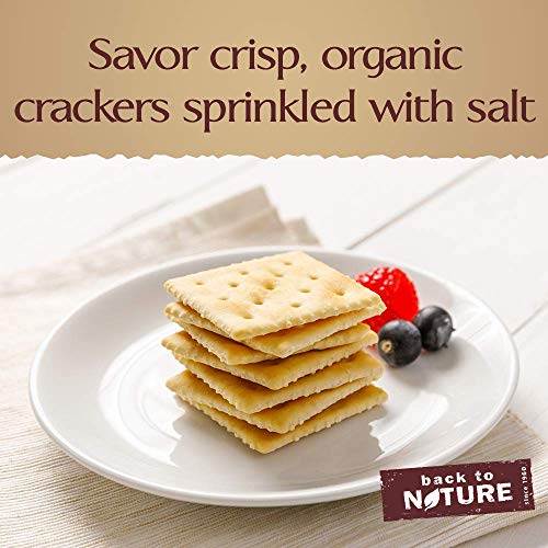 Back To Nature Crackers, Organic Saltine, 7 Ounce Pack Of 6 P
