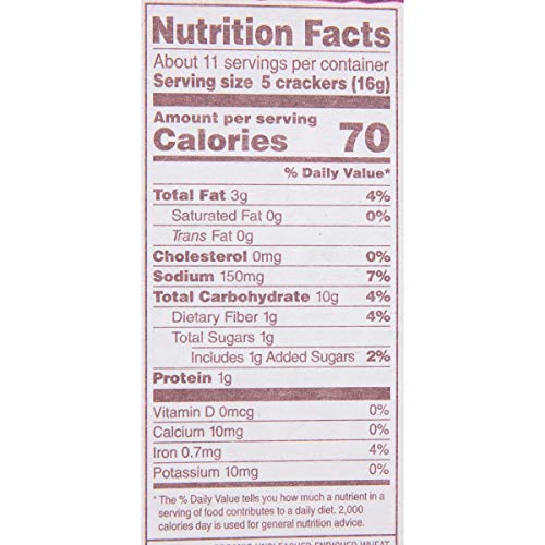 Back To Nature Crackers, Organic Stoneground Wheat, 6 Ounce Pac