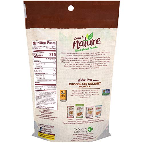 Back To Nature Granola Chocolate Delight, 11-Ounce Pouches Pack
