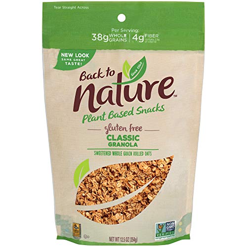 Back to Nature Non-GMO Gluten Free Granola, Classic, 12.5 Ounce ...