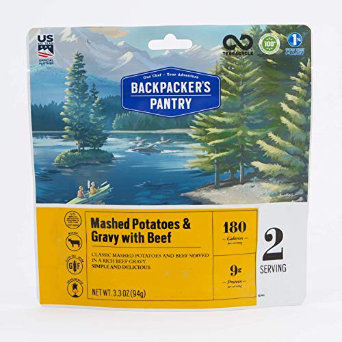 Backpackers Pantry Mashed Potatoes With Gravy &Amp; Beef, 2 Serving