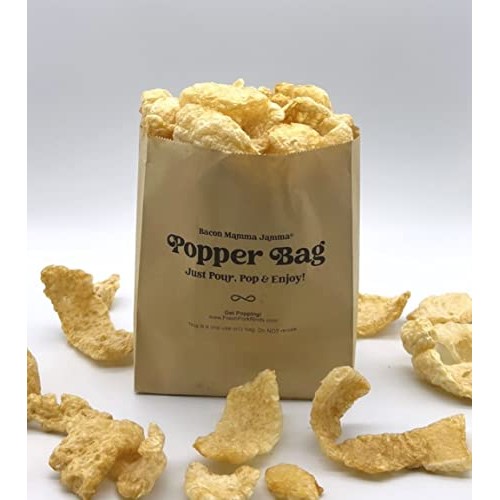 Premium Microwave Pork Rinds Barbecue, 1 Ounce Pack of 10