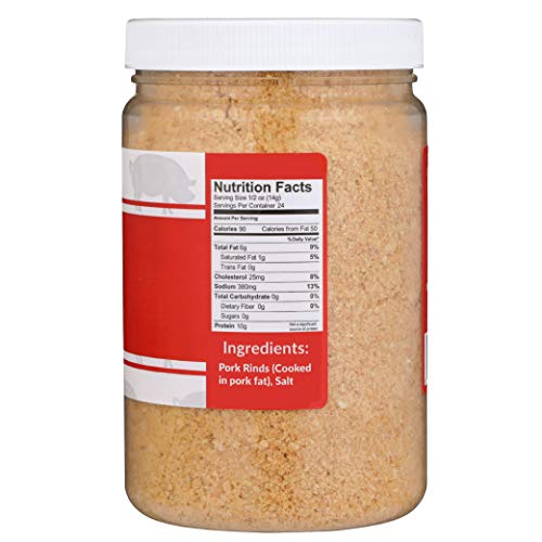 Pork Panko - Pork Rind Crumbs - 12Oz Resealable Jar - 2 Pack - N
