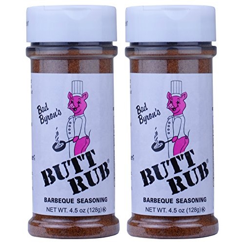Bad Byrons Butt Rub Barbecue Seasoning 4.5 Ounce - Pack 2