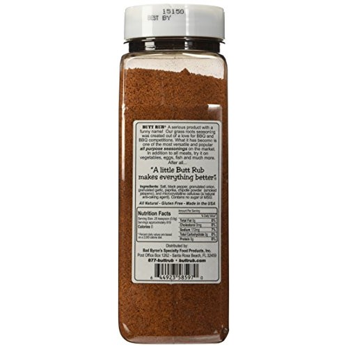 Bad Byrons Butt Rub Barbeque Seasoning Bbq Rubs 26 Oz