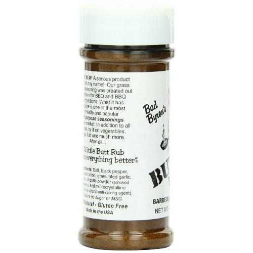Bad Byrons, Butt Rub Seasoning, 4.5 Oz