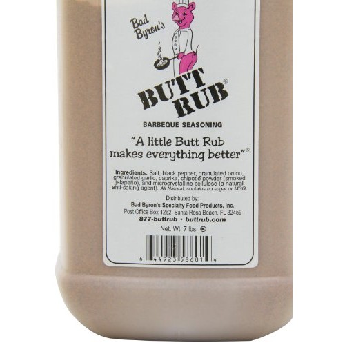 Bad Byrons Butt Rub Barbecue Seasoning, 112 Ounce Pack Of 1