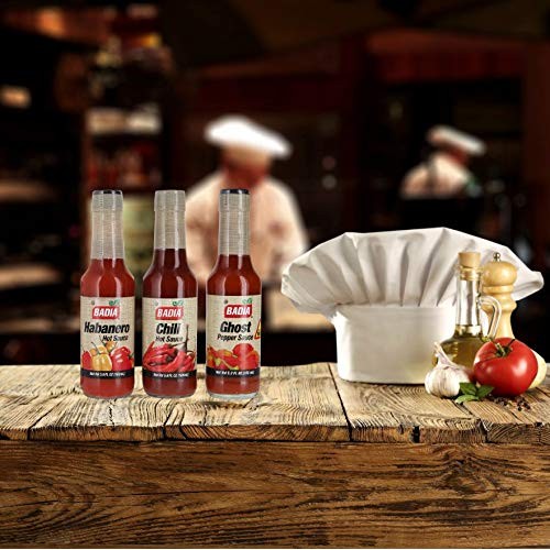 Badia Habanero, Ghost Pepper, And Chili Pepper Hot Sauces Bundle