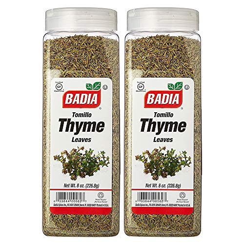 Badia Whole Thyme Leaves 8 Ounce 2 Pack