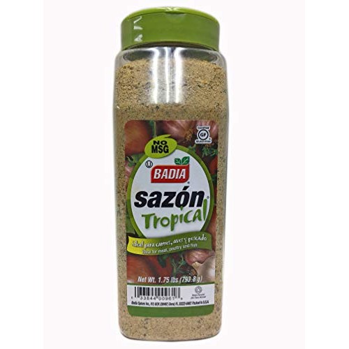 1.75 Lbs Sazon Tropical Meat Poultry &Amp; Fish Seasoning No Msg Kosher