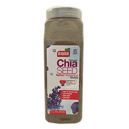2 Pack Ground Chia Seed Powder Fiber / Salvia En Polvo Molida Ko
