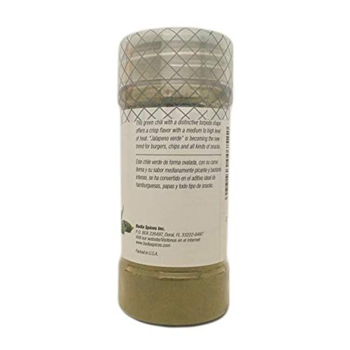 2 Pack Ground Jalapeño Jalapeno Powder Green Chili / Chile Molid