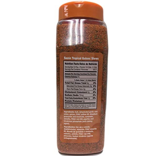 2 Pack Sazon Tropical Seasoning Coriander&Amp; Annatto / Culantro &Amp;