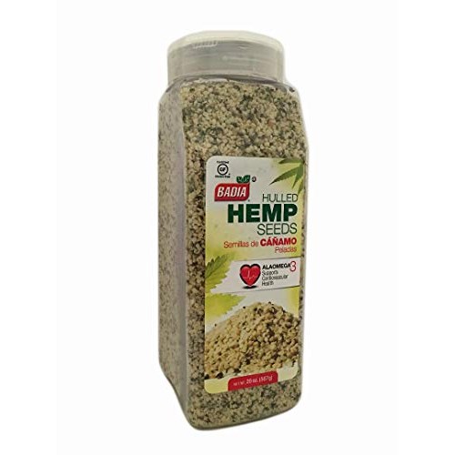 20 Oz Hulled Hemp Seeds Fiber Health / Semillas De Cañamo Omega