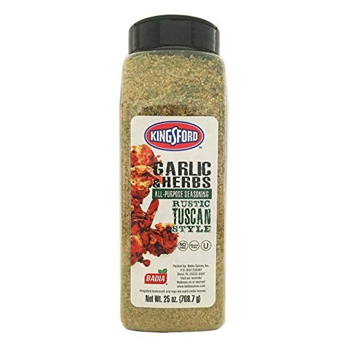25 Oz Jar Kingsford Garlic &Amp; Herbs All Purpose Seasoning Rustic
