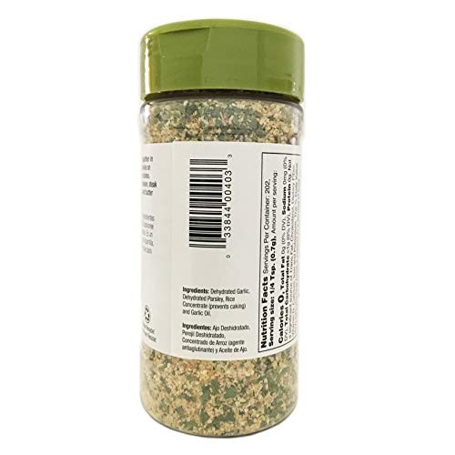 5 Oz-Bottle Ground Garlic And Parsley Seasoning / Ajo Molido Y P