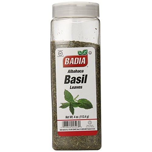 Badia Basil Leaves Albahaca, 4-Ounce Pack Of 6