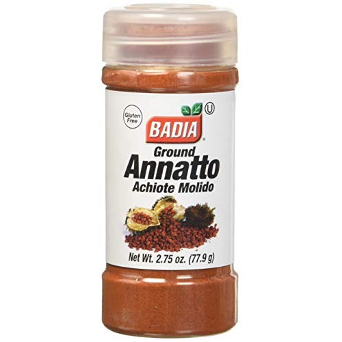 Badia Ground Annatto Seed, Achiote Molido, 2.75 Ounces