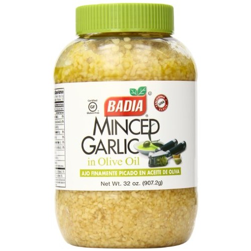 Badia Minced Garlic In Olive Oil, 32 Ounce Pack Of 6
