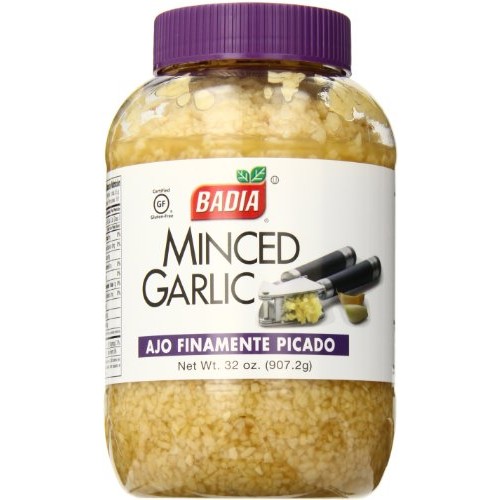 Badia Minced Garlic In Water, 32 Ounce Pack Of 6