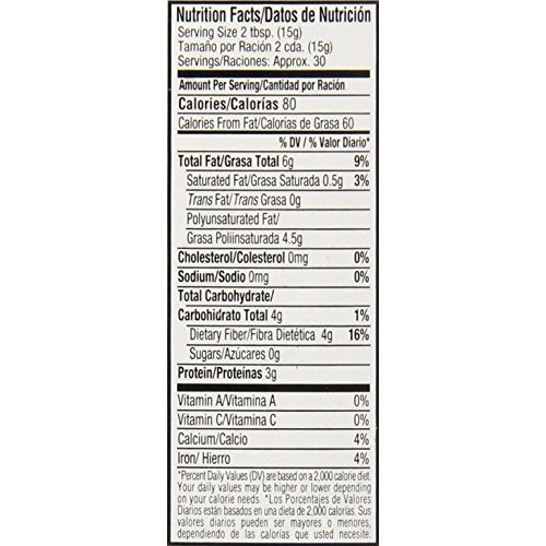 Badia Organic Flax Seed, Ground, 16-Ounce