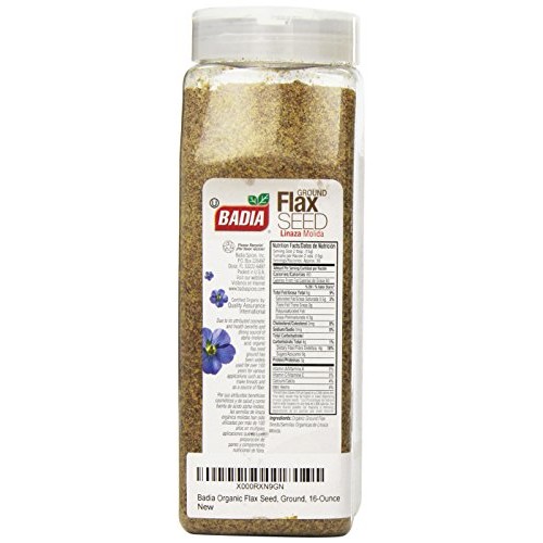 Badia Organic Flax Seed, Ground, 16-Ounce