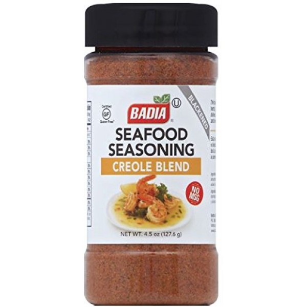 Badia Seafood Seasoning Creole Blend, 4.5 Ounce Pack of 6