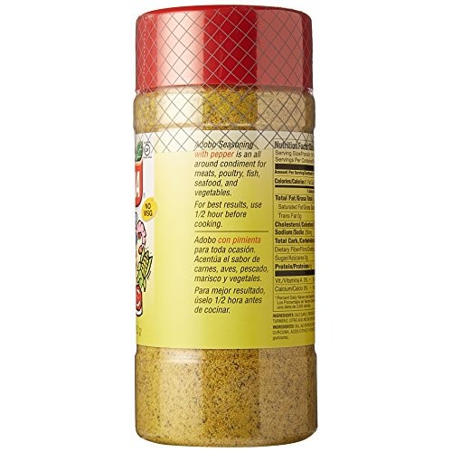 Badia Adobo With Pepper, 7 Ounce Pack Of 6
