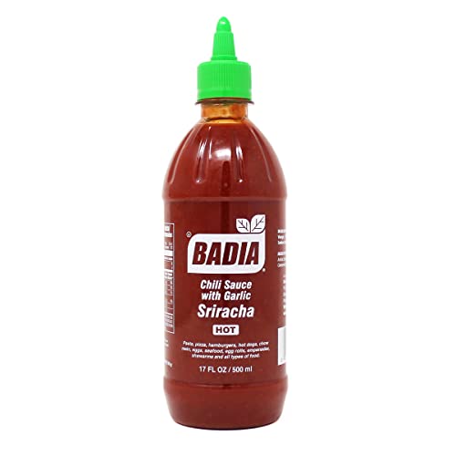 Badia Sriracha Hot Sauce, 17 Fluid Ounce Pack of 6