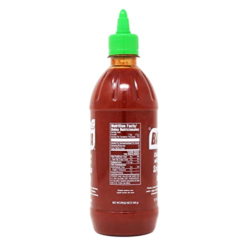 Badia Sriracha Hot Sauce, 17 Fluid Ounce Pack of 6