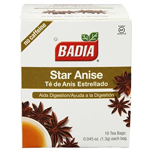 Badia - Star Anise Tea Caffeine Free - 10 Tea Bags