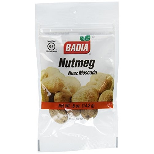 Badia Whole Nutmeg Net Wt. .5 Oz 14.2G