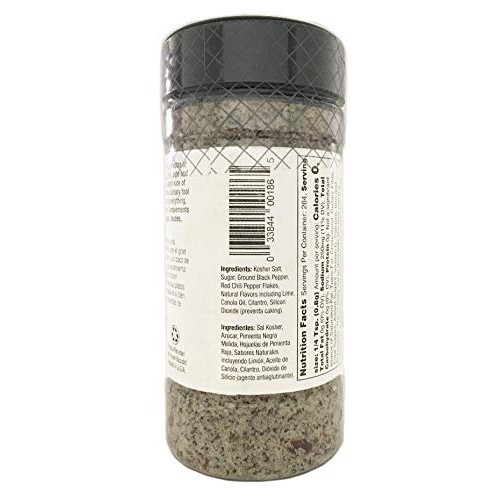 8 Oz Bottle Cilantro Lime Pepper Salt/ Sal De Cilantro Y Limon C
