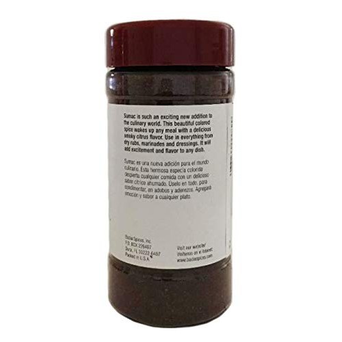 4.75 Oz Sumac Seasoning Smoky Citrus Flavor Ground Kosher