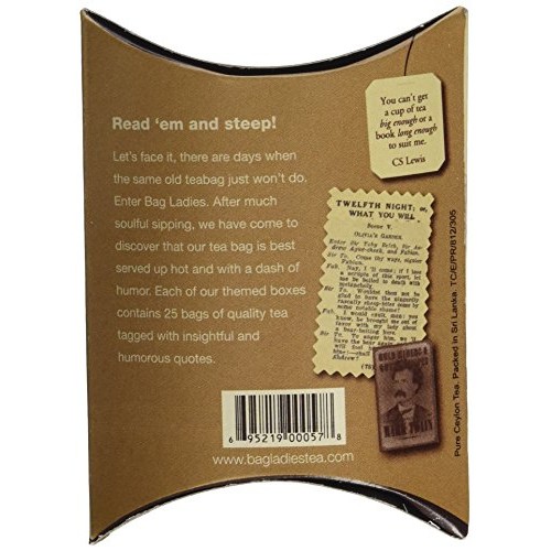 Bag Ladies Tea Presents Novel Tea - Each Pouch Contains 5 Teabag