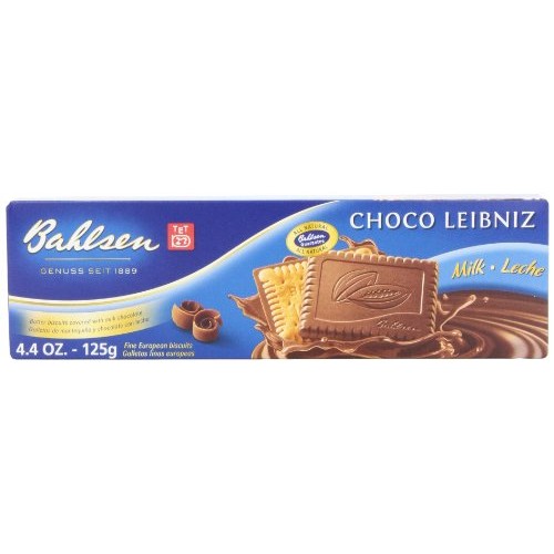 Bahlsen Leibniz Milk Chocolate Cookies, 4.4-Ounce Boxes Pack Of