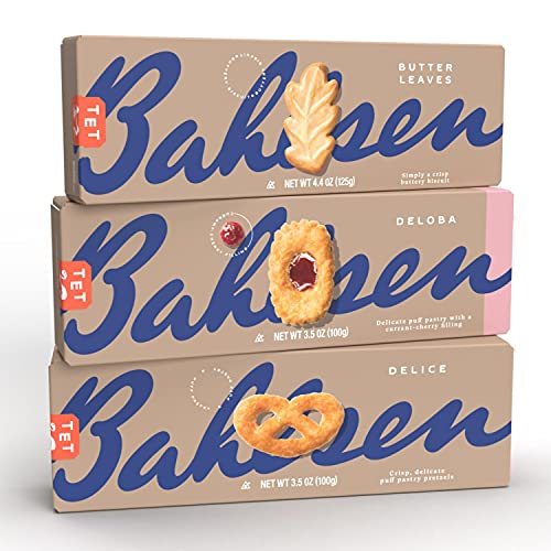 Bahlsen Delice, Deloba, and Butter Leaves Sampler 3 Pack | 3 c...