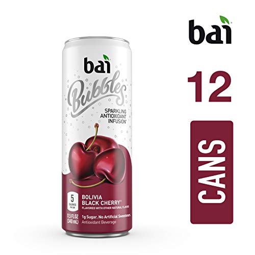Bai Bubbles, Sparkling Water, Bolivia Black Cherry, Antioxidant