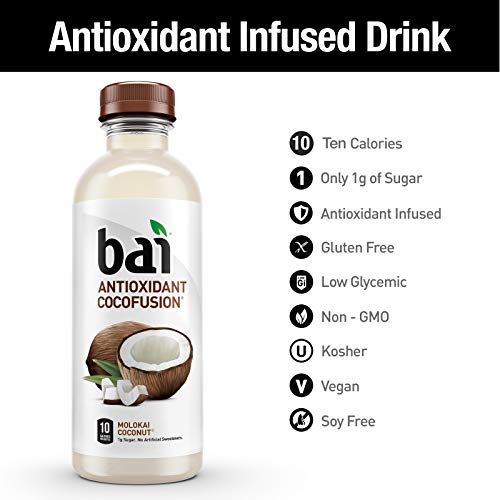 Bai Cocofusions Molokai Coconut, Antioxidant Infused Beverage, 1