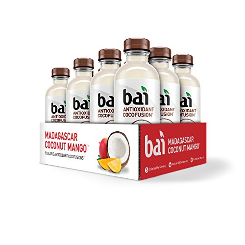 Bai Coconut Flavored Water, Madagascar Coconut Mango, Antioxidan