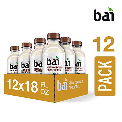Bai Coconut Flavored Water, Puna Coconut Pineapple, Antioxidant