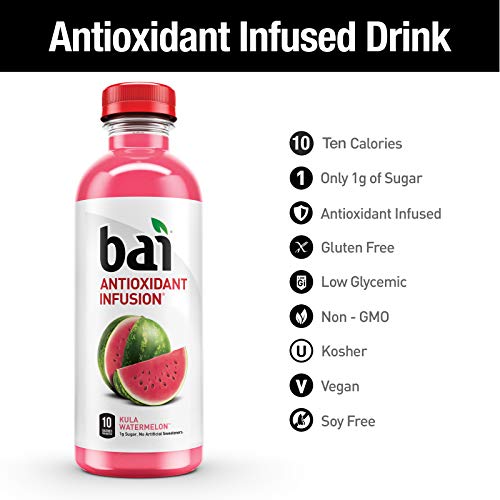 Bai Flavored Water, Kula Watermelon, Antioxidant Infused Drinks,