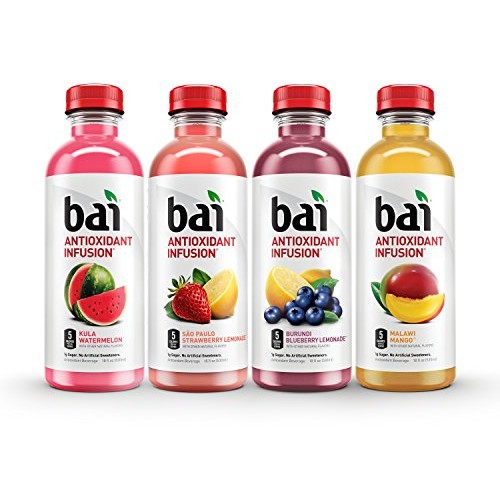 Bai Flavored Water, Oasis Variety Pack, Antioxidant Infused,